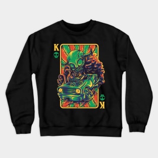 King Devil card Crewneck Sweatshirt